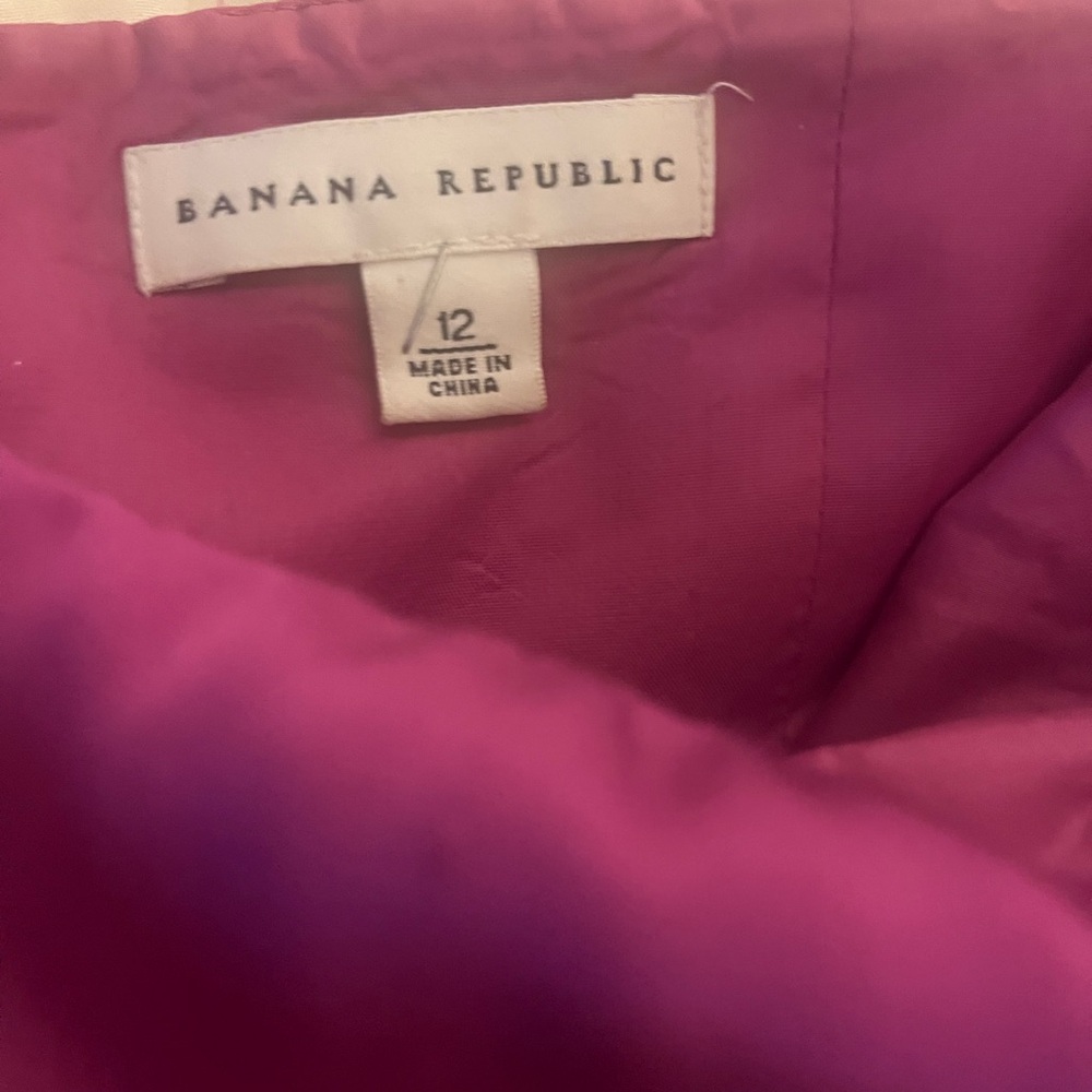 Banana Republic Strapless Vibrant Pink Dress - Picture 6 of 6